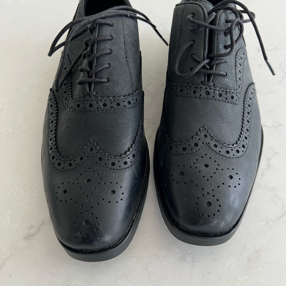 Ralph Lauren Black Brogue Oxfords